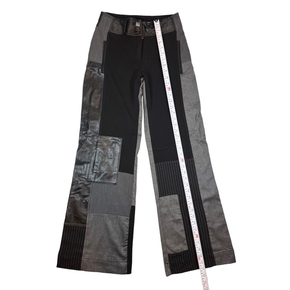 LeGatte Made in Italy Patchwork Mixed-Fabric Pants – IT 42 / US 6 - Picture 11 of 16